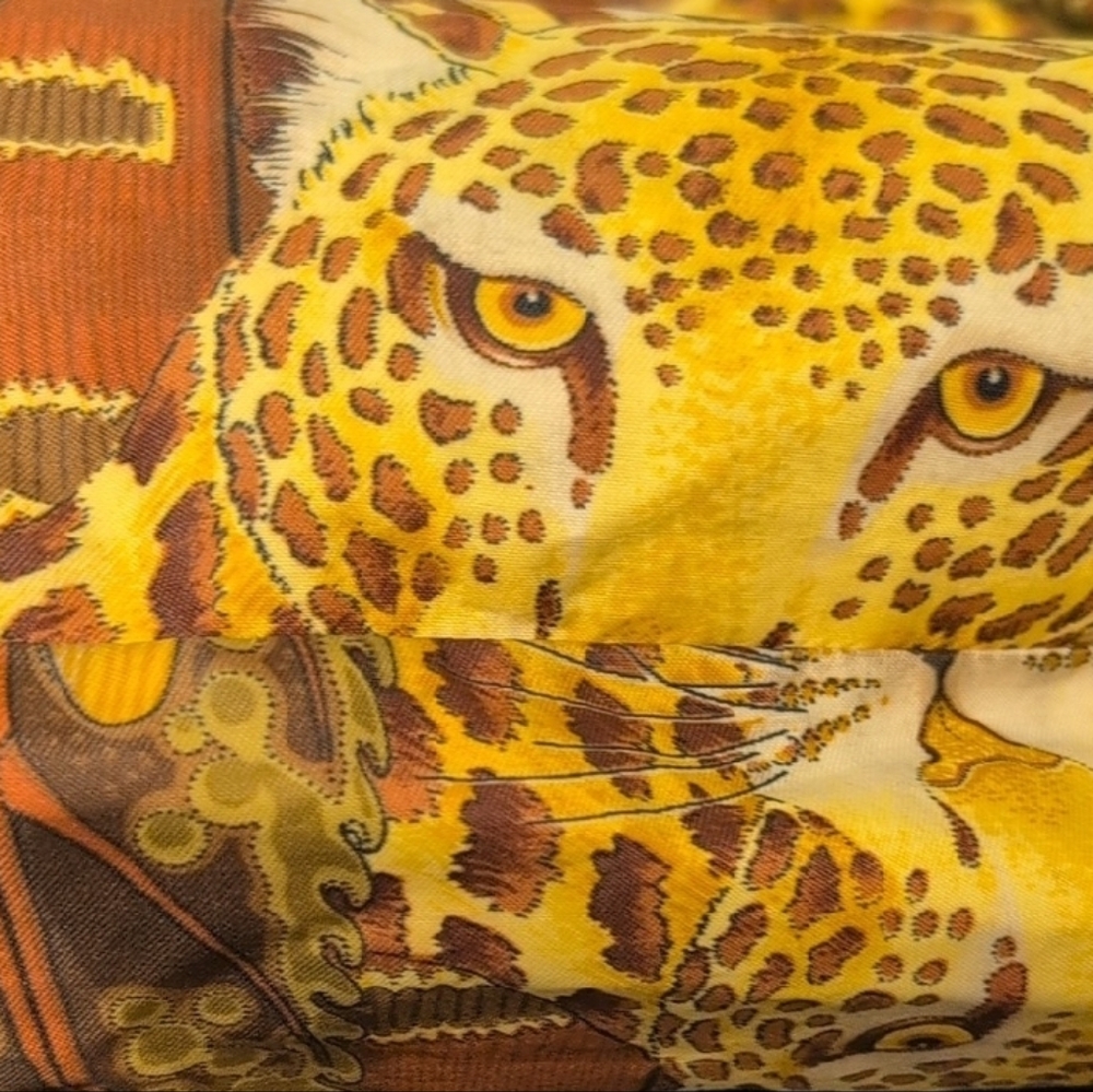 Salvatore Ferragamo Multicolor Tote Bag Animal Vintage Large Clean Italy Purse - Picture 10 of 15